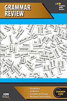 Paperback Core Skills Grammar Review Workbook Grades 6-8 Book