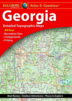 Paperback Delorme Atlas & Gazetteer: Georgia Book