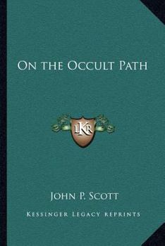 Paperback On the Occult Path Book