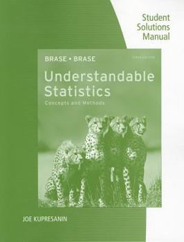 Paperback Understandable Statistics: Concepts and Methods: Student Solutions Manual Book