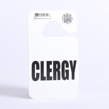 Auto Hangtag Clergy Pk3