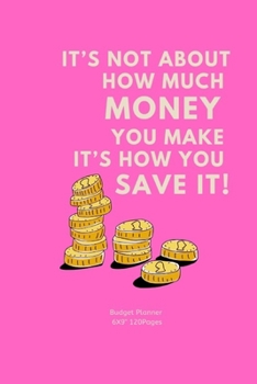 Paperback It's how you save it: Expense Tracker Notebook Novelty Gift for Women, Men, Adults Diary for Budget planner Book