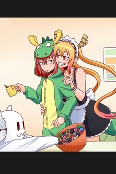 Journal: Dragon Maid Soft Glossy Cover Journal Lined Pages Book 6 x 9 Inches 110 Pages
