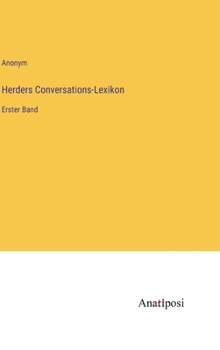 Hardcover Herders Conversations-Lexikon: Erster Band [German] Book