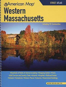 Spiral-bound Western Massachusetts Street Atlas Book