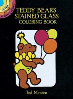 Paperback Teddy Bears Stained Glass Coloring Book