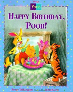 Hardcover Disney's Pooh: Happy Birthday Pooh Book