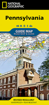 Pennsylvania (National Geographic Guide Map)