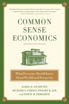Hardcover Common Sense Economics: What Everyone Should Know about Wealth and Prosperity Book