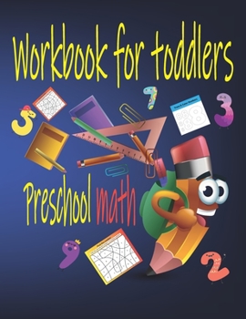 Paperback Workbook for toddlers Preschool math Book