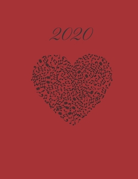 2020: Music Lovers Planner with monthly/weekly calendars, budgets and music composition sheets