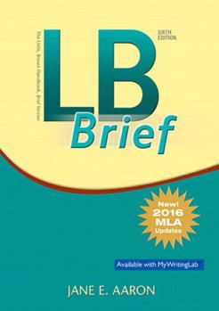 Paperback LB Brief [tabbed Version] the Little, Brown Handbook, Brief Version, MLA Update Book