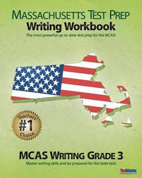 Paperback Massachusetts Test Prep Writing: Mcas Writing, Grade 3 Book