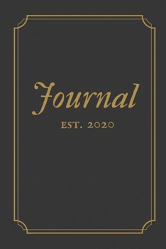 Paperback 2020 Journal, Blank Lined, Diary for Thoughts, Ideas, Dreams Book