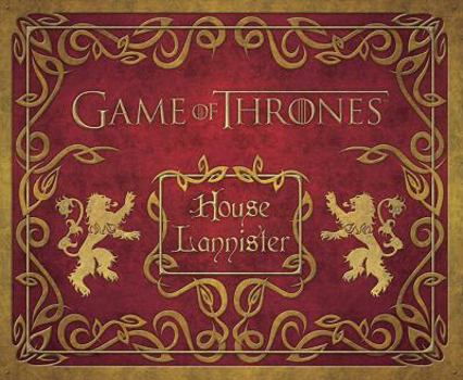 Hardcover Game of Thrones: House Lannister Deluxe Stationery Set Book