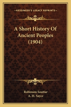 Paperback A Short History Of Ancient Peoples (1904) Book