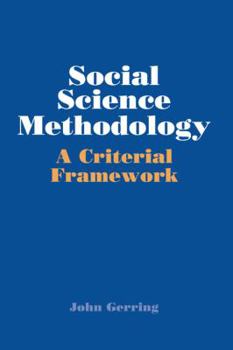 Paperback Social Science Methodology: A Criterial Framework Book