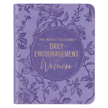 Leather Bound One-Minute Devotions Daily Encouragement for Women Book