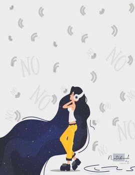 Notebook: Music lover Notebook : Cute gift for Women and Girls | 8.5 x 11 – 110 College-ruled - Journal, Notebook, Diary, Composition Book