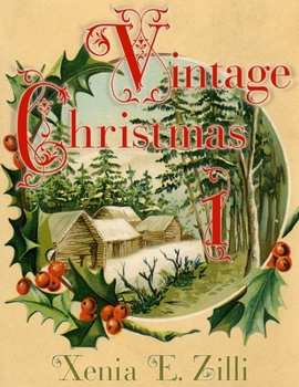 Paperback Vintage Christmas: Greyscale Colouring Book 1 Book