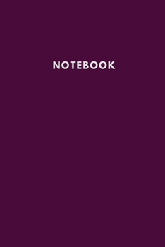 Paperback Notebook: Purple Notebook Soft Cover Journal Lined Composition Book