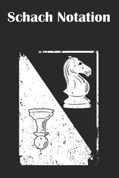 Paperback Schach Notation: Schach Scorebook mit 110 Seiten.Schachkarte. [German] Book
