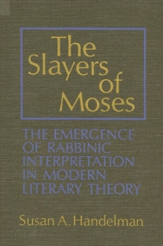 Slayers of Moses, The (Suny Series on Modern Jewish Literature and Culture)