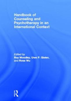 Hardcover Handbook of Counseling and Psychotherapy in an International Context Book