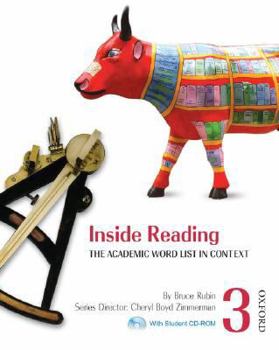 Paperback Inside Reading 3: The Academic Word List in Context [With CDROM] Book