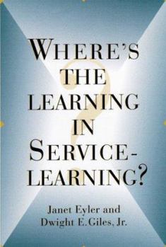 Hardcover Where's the Learning in Service-Learning? Book