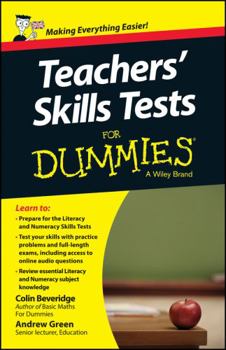 Paperback Teacher's Skills Tests for Dummies Book