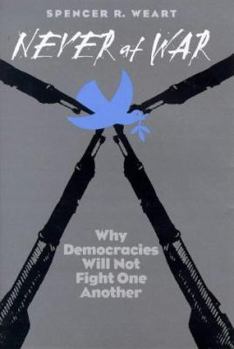 Hardcover Never at War: Why Democracies Will Not Fight One Another Book