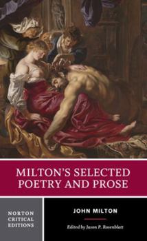 Paperback Milton's Selected Poetry and Prose: A Norton Critical Edition Book