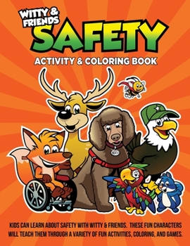 Paperback Witty and Friends SAFETY Activity and Coloring Book