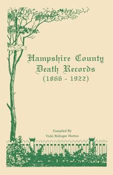 Paperback Hampshire County [West Virginia] Death Records Book