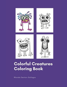 Paperback Colorful Creatures: Coloring Book
