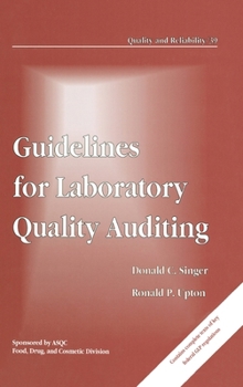 Hardcover Guidelines for Laboratory Quality Auditing Book