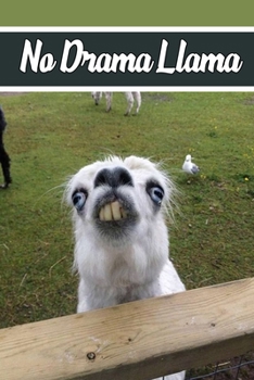 Paperback No Drama Llama: Cute Funny and Trendy Blank Lined llama notebook for girls and ALSO llama notebook journal Book