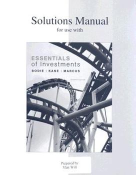 Paperback Solutions Manual to accompany Essentials of Investments Book