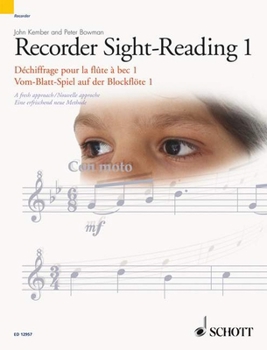 Paperback Recorder Sight-Reading 1/Dechiffrage Pour La Flute a Bec 1/Vom-Blatt-Spiel Auf Der Blockflote 1: A Fresh Approach/Nouvelle Approche/Eine Erfrischend N Book