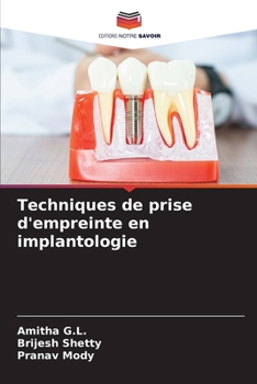 Paperback Techniques de prise d'empreinte en implantologie [French] Book