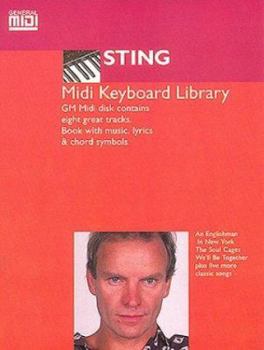 Paperback Sting MIDI Keyboard Library General MIDI Software Book and Disk Package Book