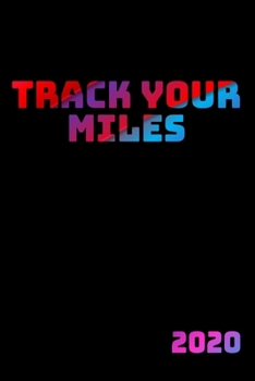 Paperback Track Your Miles 2020: Booklet and Strip of Touch Point Dots and Circles on Numbers Book