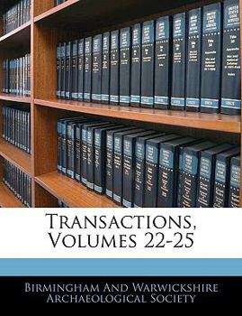 Paperback Transactions, Volumes 22-25 Book