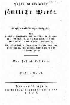 Paperback Johann Winckelmanns sämtliche Werke [German] Book