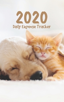 Paperback 2020 Daily Expense Tracker: Purse Size Monthly Budget Planner Notebook Book