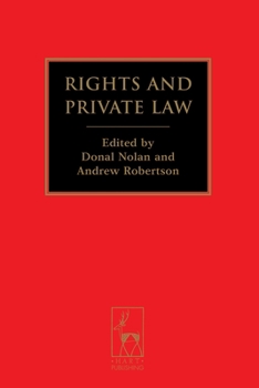 Hardcover Rights and Private Law Book