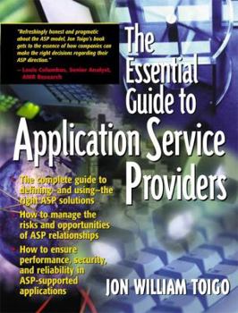Paperback The Essential Guide to Application Service Providers Book