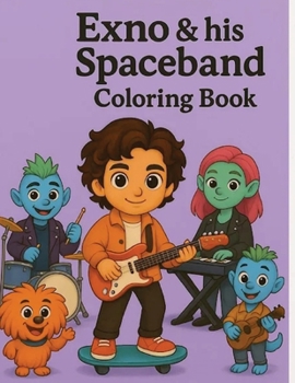 Paperback Exno & his Spaceband Coloring Book