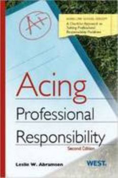 Paperback Acing Professional Responsibility (Acing Series) Book